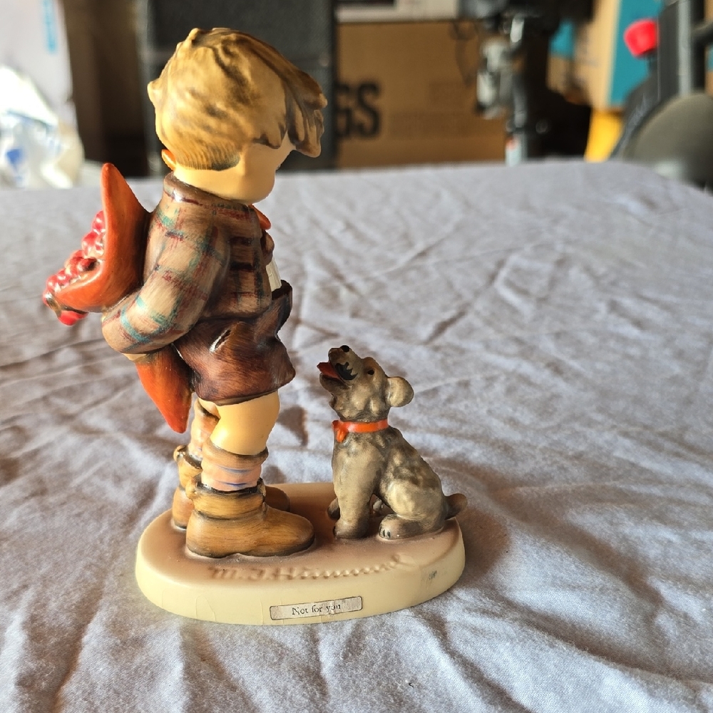 Hummel Figurine, "Not For You", 5 Inches, No Chips Or Cracks.